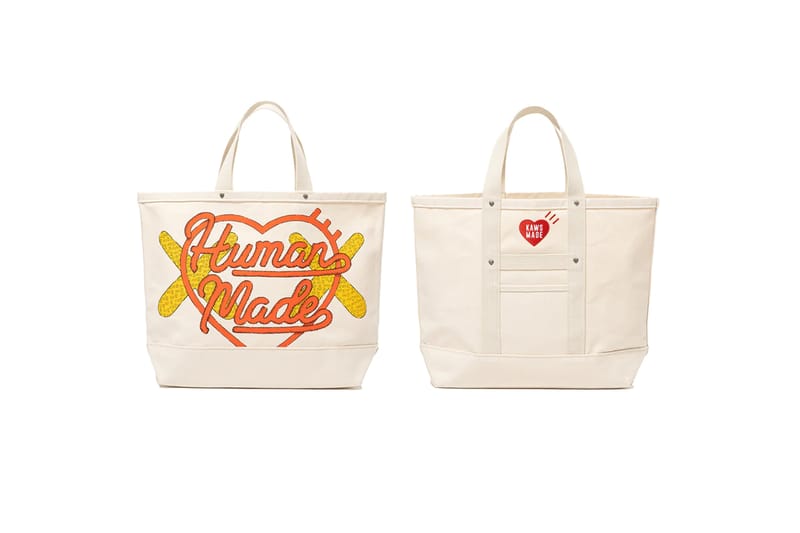 HUMAN MADE ×KAWS トートバッグ カウズ NIGO TOTE畳んでの発送となります