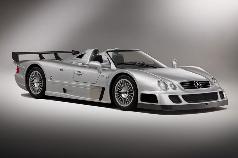 メルセデスコレクション新品 メルセデスCLK-GTR 2台セット4×3×11cm メルセデスコレクション新品 メルセデスCLK-GTR 2台セット4×3