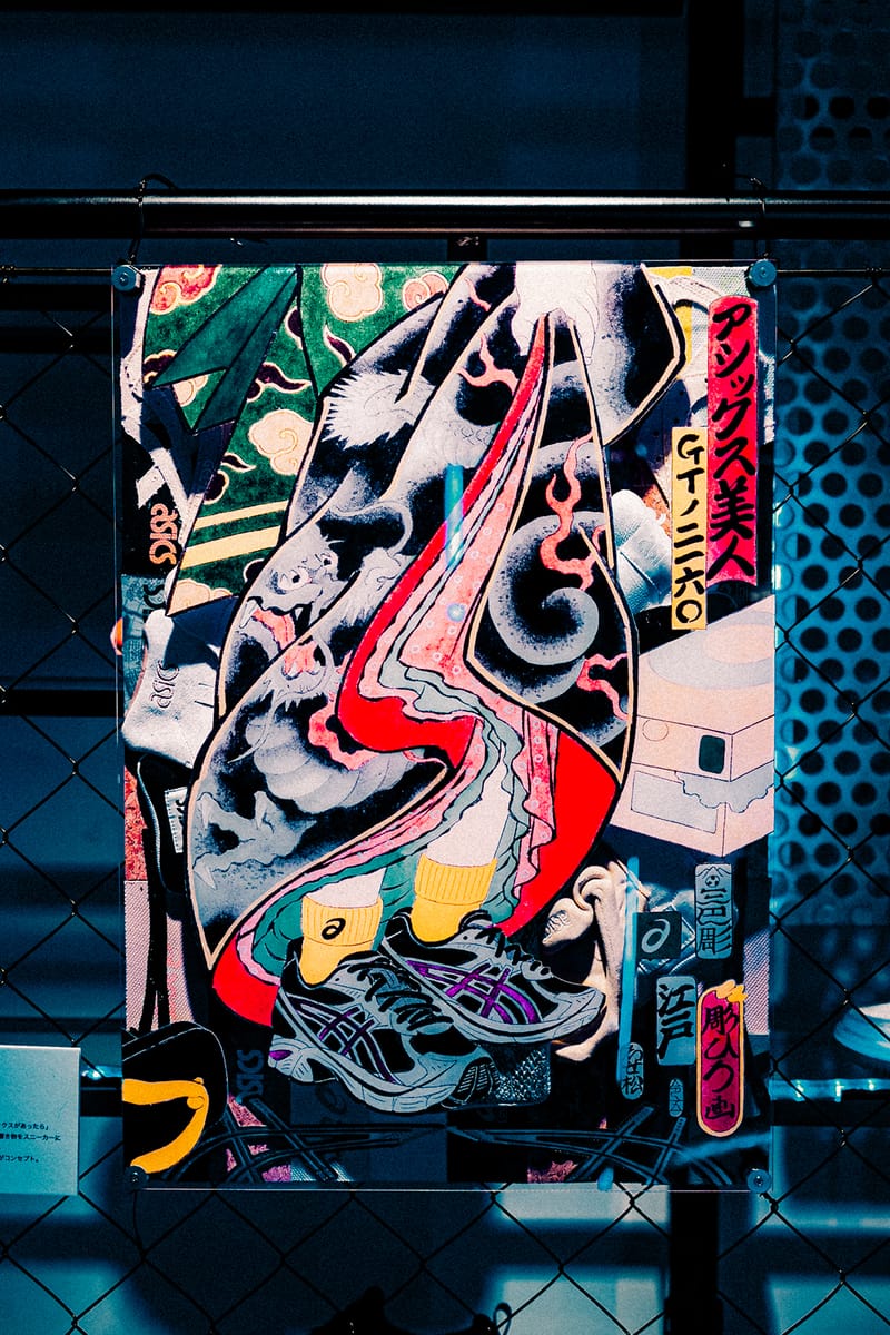 ASICS が国内を代表するタトゥーアーティスト3名を招聘したアート
