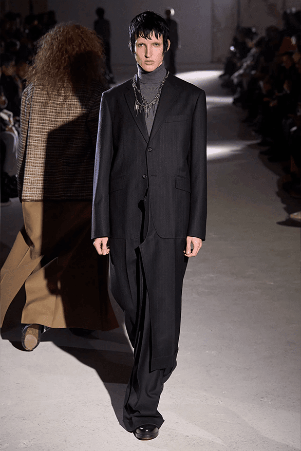 JUNYA WATANABE MAN 24FWダメージ加工ウールタートルネック｜メンズ