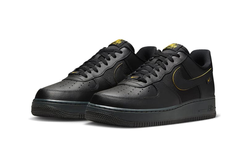 Air force 1 2024 mens black and gold