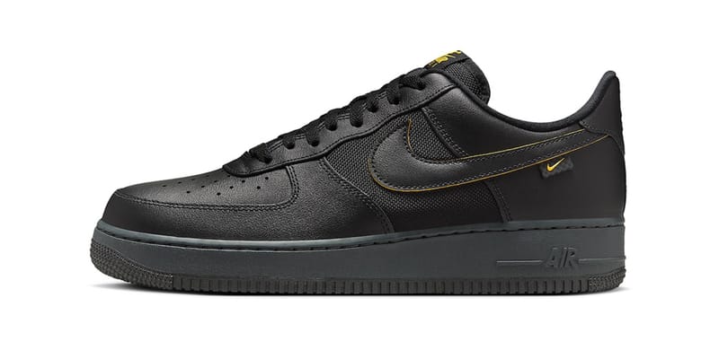 Air force 1 2025 low black gold