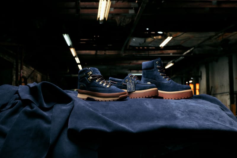 Timberland × Charles・F・Stead boots navy