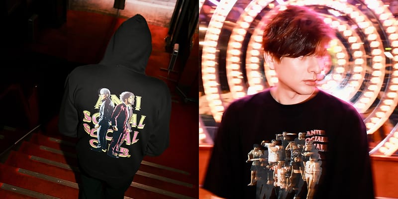 ANTI SOCIAL SOCIAL CLUB パーカー 龍が如くコラボ アンチソーシャル×龍が如く 英字タイトルを落とし込んだコラボ