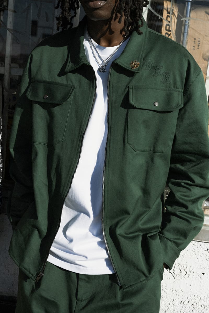 $*$様 BORN X RAISED オリーブ ナイロンジャケット BORN X RAISED オリーブ ナイロンジャケット