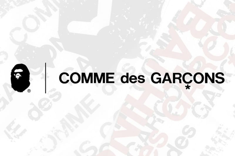 ベイプがコム デ ギャルソンとの24年春夏シーズンのコラボを予告 