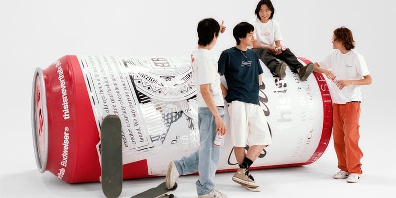 thisisneverthat budweiserコラボ　14pro用 thisisneverthat × Budweiser コラボレーションが2024年 4/26