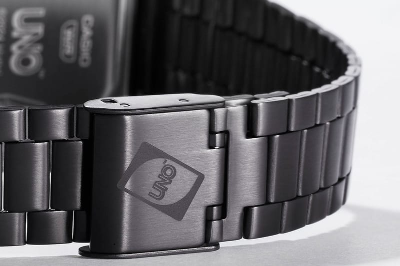 CASIO デジタル 腕時計 CASIO × UNO コラボウォッチ 限定モデル カシオ、“ワイルドカード”デザインの「UNO」コラボモデル
