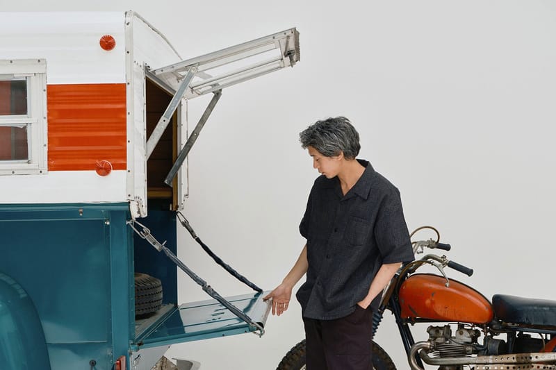 VISVIM INDIGO CAMPING TRAILER イベント限定ポスター The Traveling Trading Post | visvim