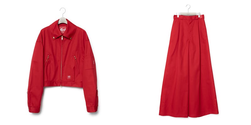 FUMITO GANRYU Red x dickies セットアップ BLACK FUMITO GANRYU x Dickies コラボレーション・アイテム 1/26(水)より