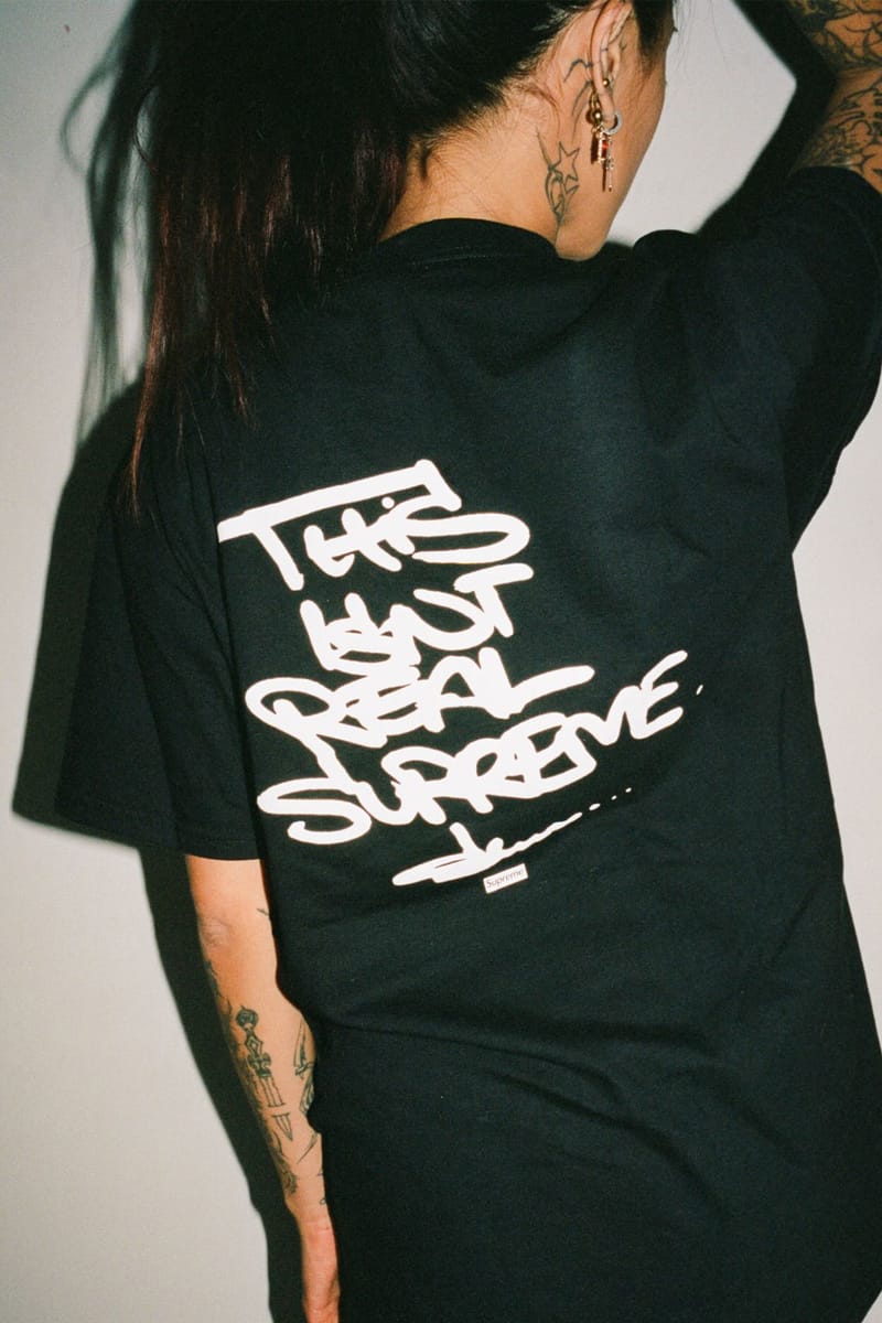 Olaolu Slawn Supreme Box Logo T-Shirt Collaboration | Hypebeast