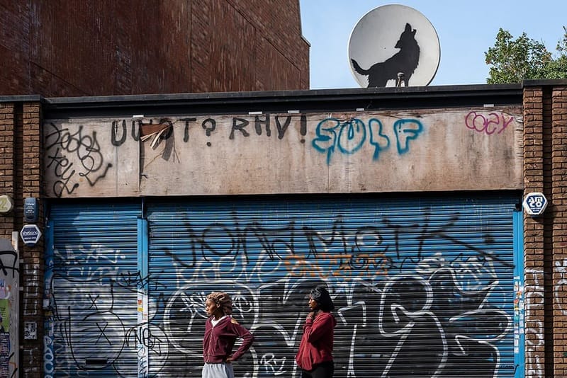 バンクシーの新作“遠吠えするオオカミ”が公開から数時間後に盗ま