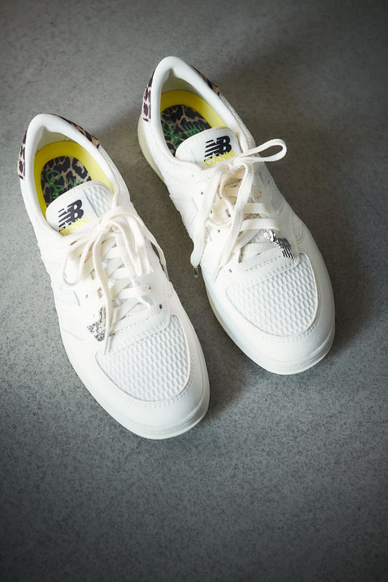 完売間近★GANNI NEW BALANCE コラボ スニーカー T500 ヒョウ柄 The GANNI x New Balance T500 Releases September 2024