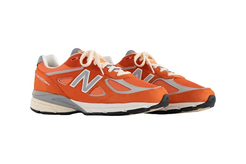 ニューバランス M990V4 NEW BALANCE M990JP4 MADE IN U.S.A. ワイズ D スニーカー メンズ 990 NB  ブラウン オレンジ スウェード スエード カジュアル ランニング