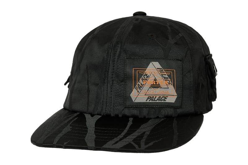 黒palace club trucker パレスporter cap 帽子
