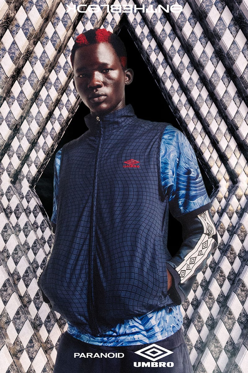 ウェア PARANOID UMBRO gameshirt M PARANOID×UMBRO】OVERLAP L/S GAME SHIRT | 45do｜U