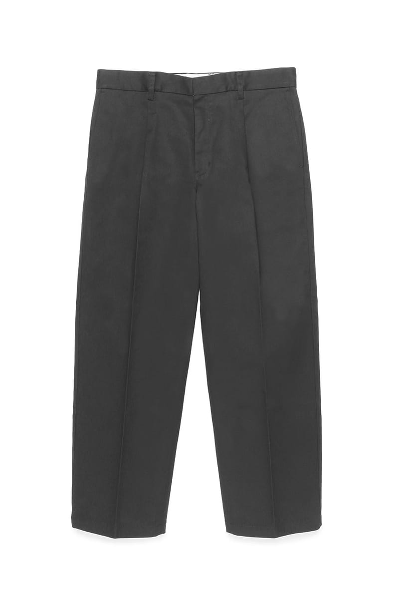 WACKO MARIA (ワコマリア) DICKIES / PLEATED TROUSERS (プリーツトラウザー) BLACK