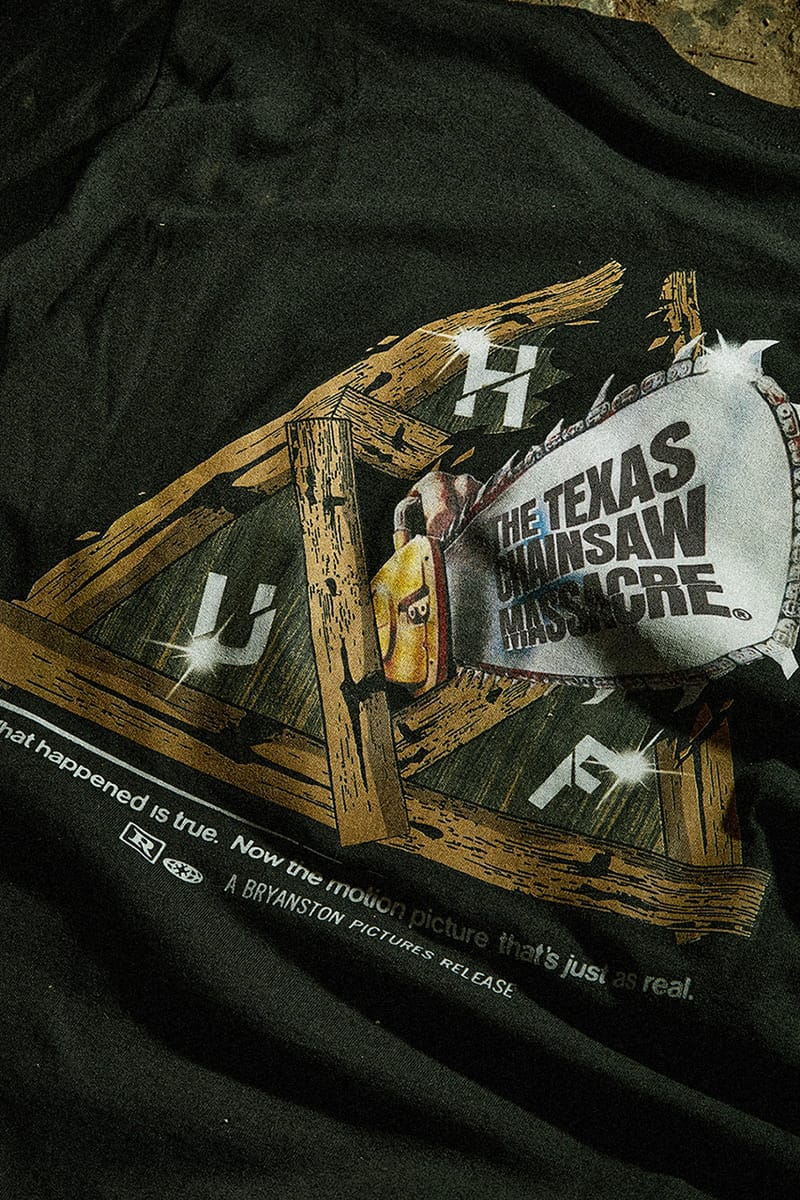2024新作 HUF×悪魔のいけにえ Tシャツ ハフがホラー映画『悪魔のいけにえ』とのコラボレーションを発表