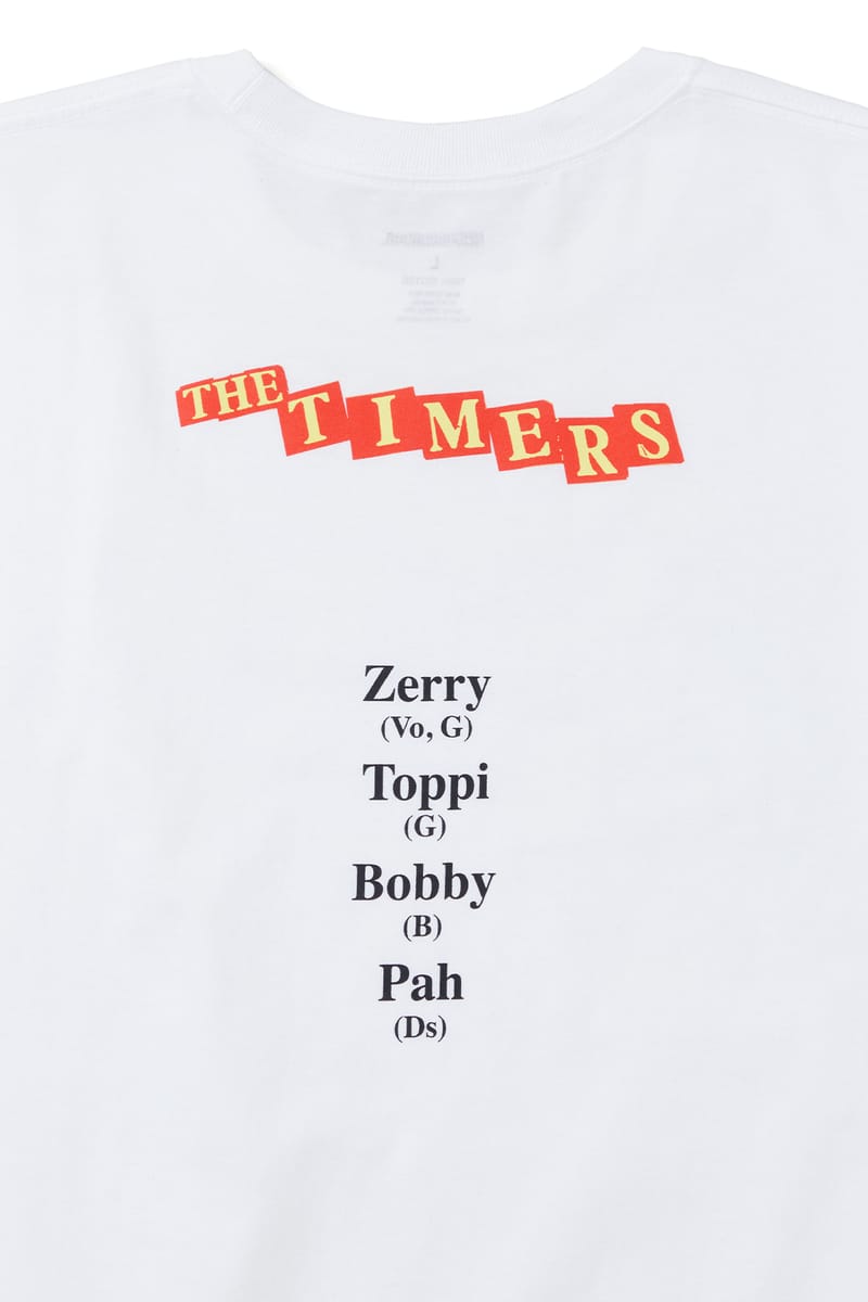ネイバーフッドがザ・タイマーズとの史上初コラボTシャツを制作