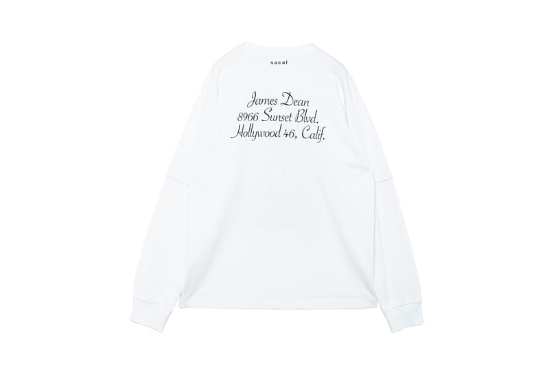 sacai からジェームス・ディーンに着想を得た2025年春夏新作アイテムが