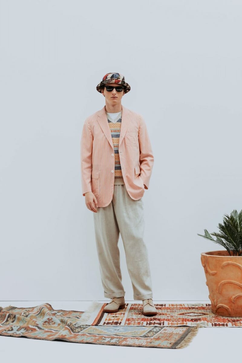 すみっこ様専用ビームス2025年春夏物リネン混チェック柄 S