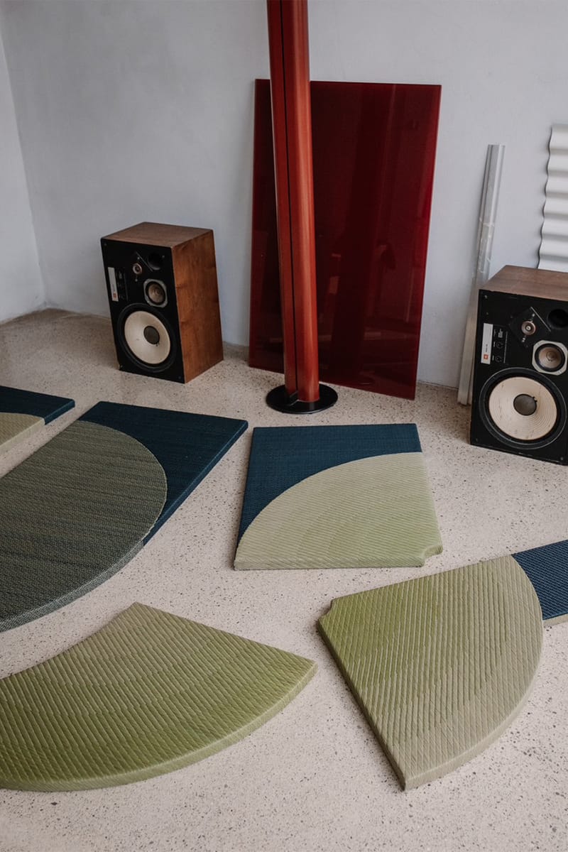 スタジオ・ザ・ブルーボーイが丸い畳ウェービータタミを発表