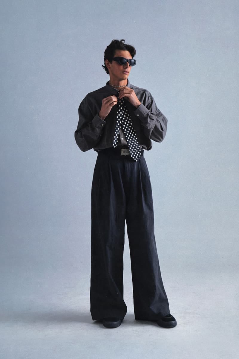 ERL 25ss イーアールエル* インディアナ デニム ジーンズ ERL(イーアールエル) BAGGY INDIANA DISTRESSED JEANS バギー