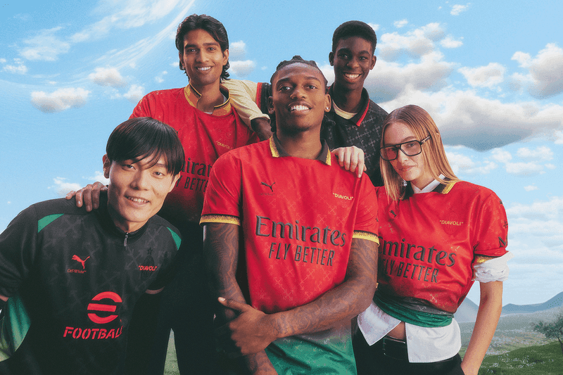 ACミランxオフホワイトxプーマによる公式ユニフォームが公開 ACミランxオフホワイトxプーマによる公式ユニフォームが公開