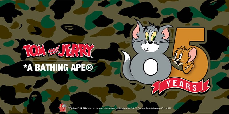 A BATHING APE® が『トムとジェリー』誕生85周年を記念した