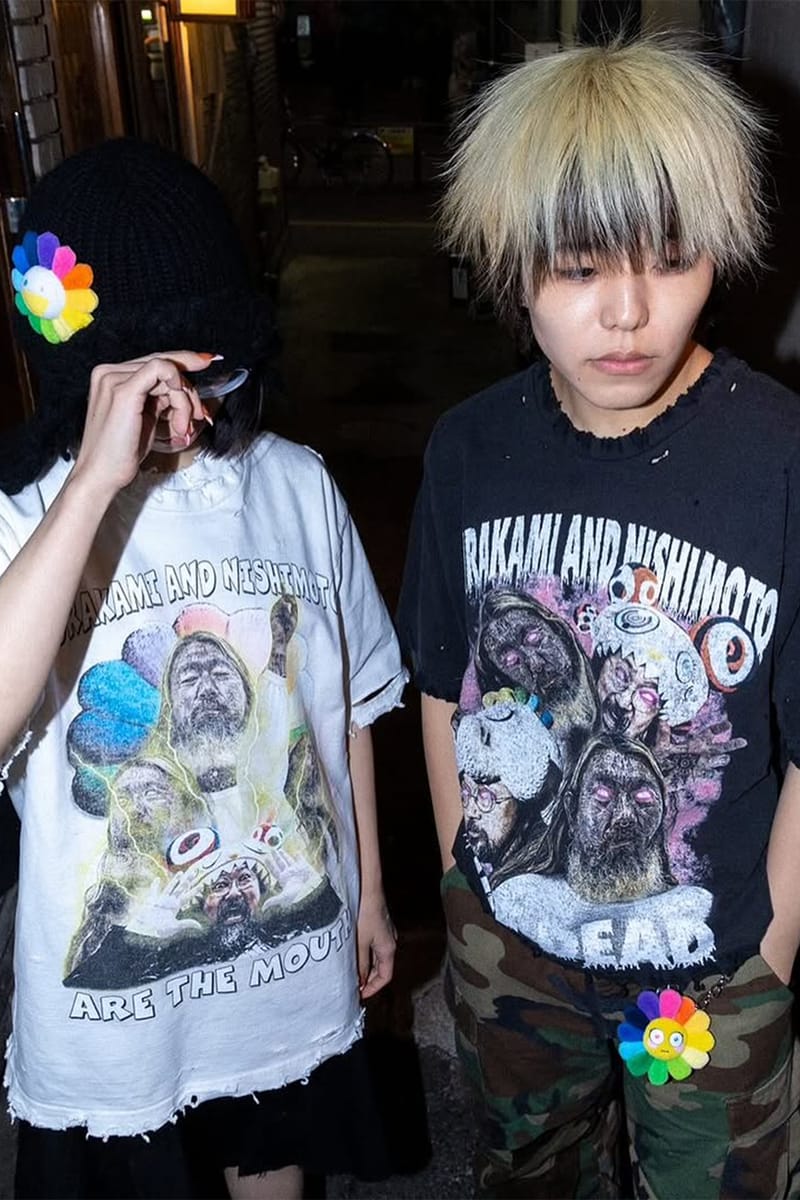 村上隆がニシモト イズ ザ マウスとの初コラボTシャツを発表 村上隆がニシモト イズ ザ マウスとの初コラボTシャツを発表