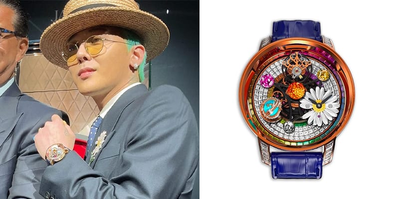 Jacob&Co ×PEACEMINUSONE G-Dragon ジヨン ジードラゴンがピースマイナスワンxジェイコブ コラボウォッチを