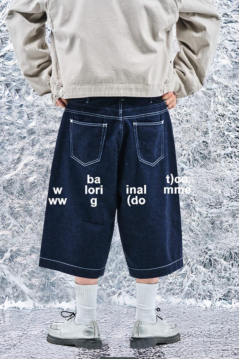 BAL × WISM別注 LOOSE FIT 5P DENIM SHORT（ショート・ハーフ