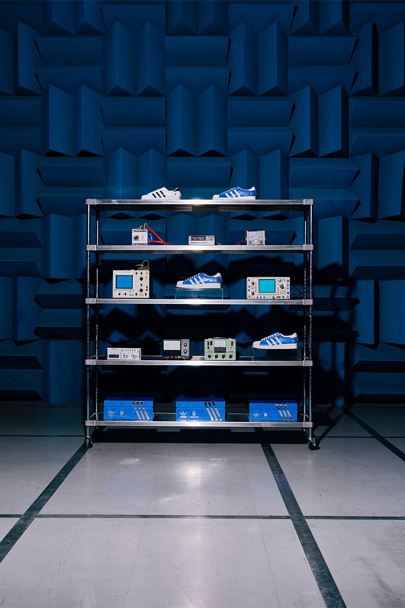 adidas×Ape ドローストリングバッグ 青 ア・ベイシング・エイプ®x