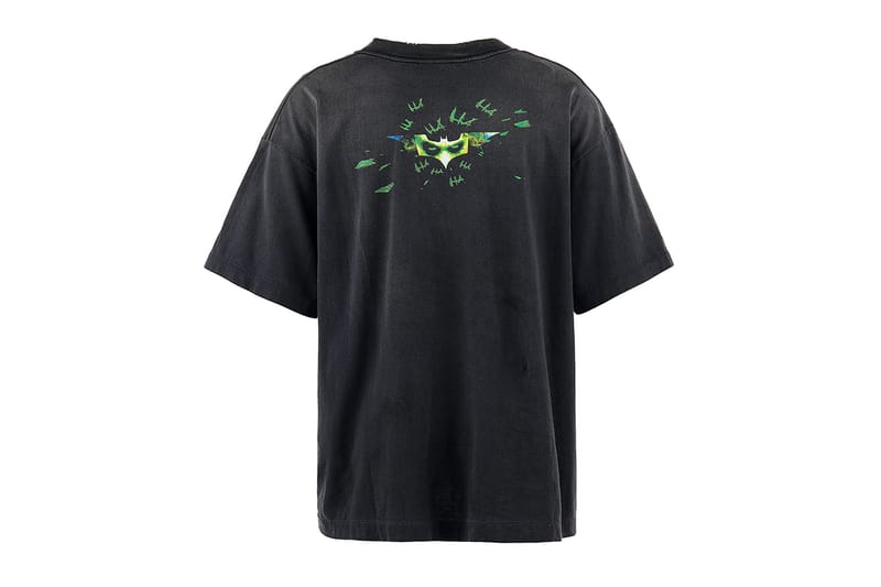 コラボ セントマイケル x The Dark Knight Tシャツ ブラック SAINT Mxxxxxx x The Dark Knight BTM_SS TEE LIP Black