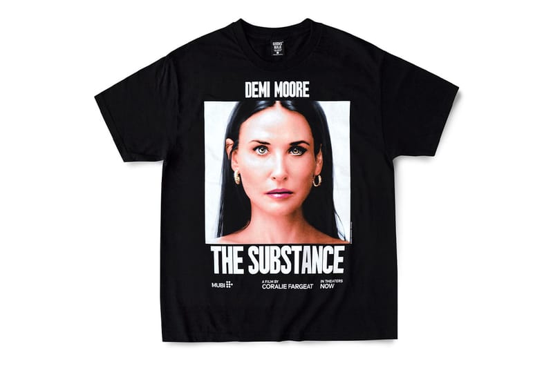 ギークスルールが映画『サブスタンス』とのコラボTシャツを3型