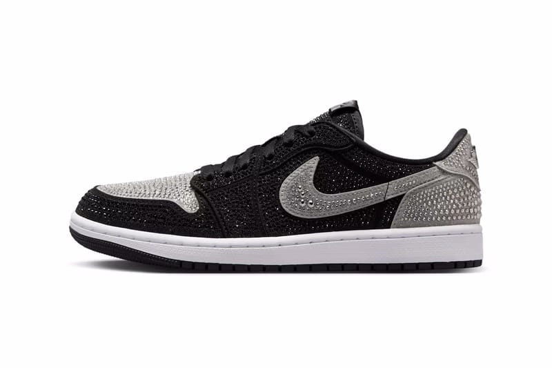 【スワロフスキー】Nike ナイキ ジョーダン1ロー スニーカー スワロフスキー x エア ジョーダン1 ロー OG “クリスタル” 新た
