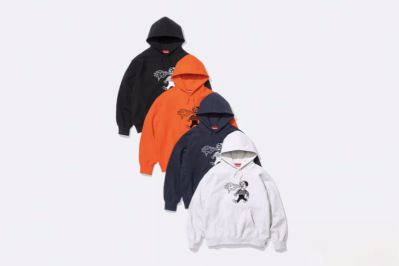 Supreme x HOMERUN】THROW UP MAN スウェットパーカー (Supreme