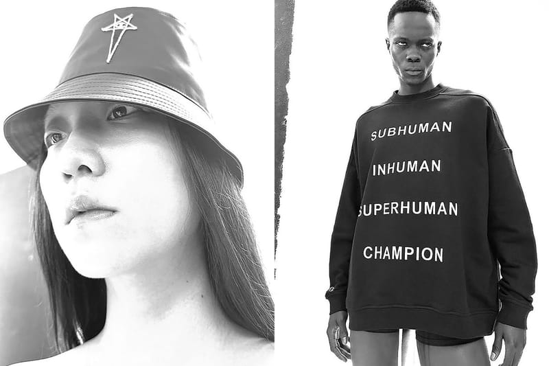 Rick Owens x Champion メンズ ギリガン バケットハット の