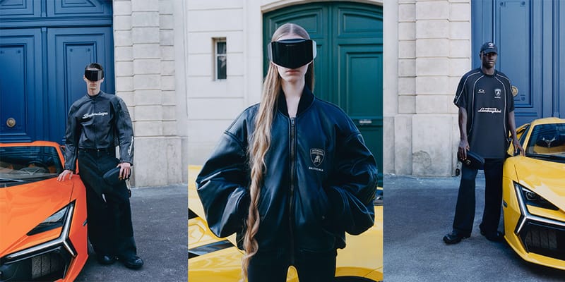 コラボの証【BALENCIAGA】アウトモビリ ランボルギーニ パーカー バレンシアガxアウトモービリ・ランボルギーニコレクションが