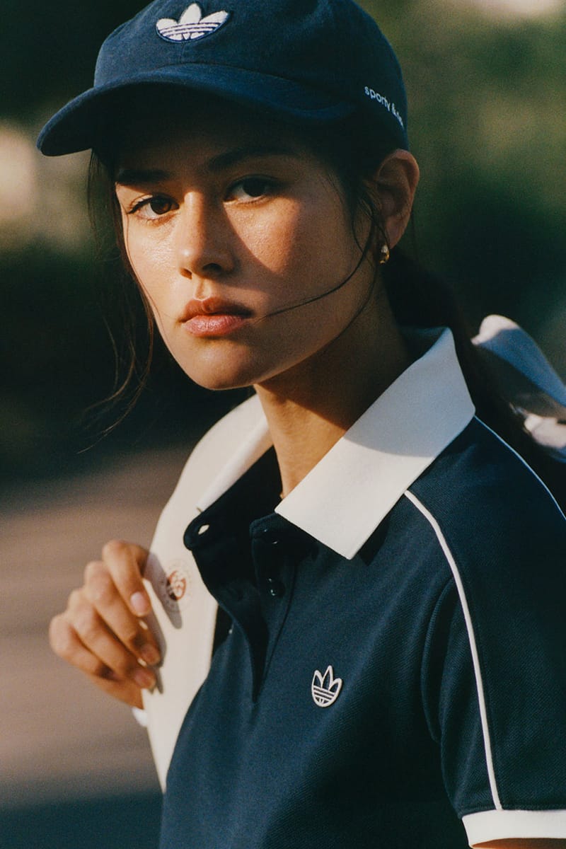 adidas sporty & rich ネイビー ポロシャツ 新品 adidas SPORTY & RICH POLO TEE ナイトネイビー（アディダス