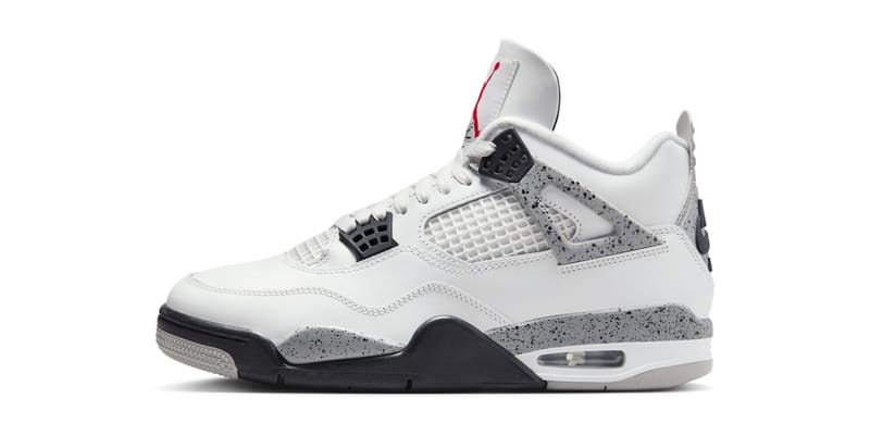 エアジョーダン ホワイトスニーカー 2025年 5/24 復刻】NIKE AIR JORDAN 4 RETRO “White Cement
