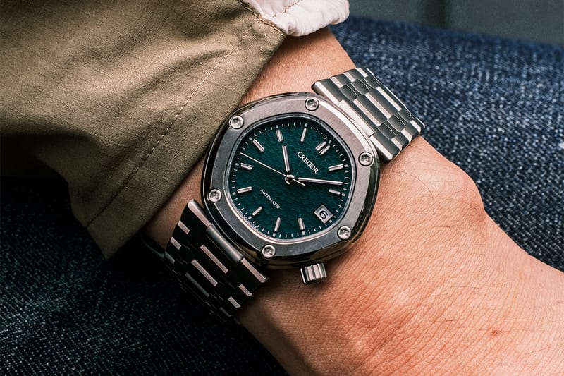 RE ARRIVAL/再入荷 SEIKO ロコモティブにヘキサゴナルグリーンの新文字 クレドール 時計