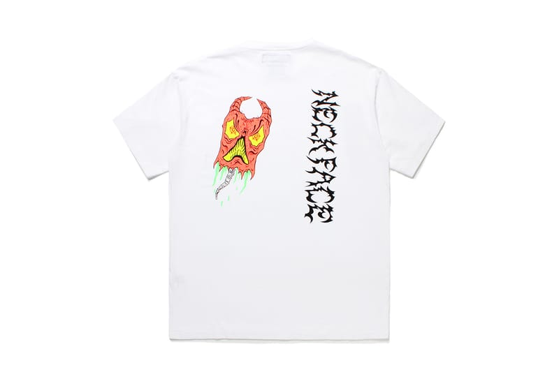 XXL】ワコマリア × ネックフェイス ビックロゴ Tシャツ 白 2XL