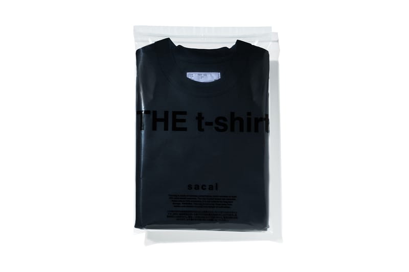 sacai■サカイ THE t-shirt パックTシャツ 白 黒 半袖 サカイが初のパックTシャツ THE t-shirt を発売 | Hypebeast.JP