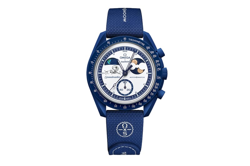オメガ　スウォッチ　スヌーピー　ムーンフェイズOMEGA オメガ　SWATCH オメガ×スウォッチ「ムーンスウォッチ」のスヌーピーモデル