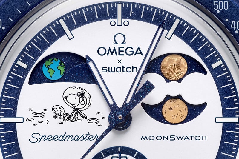 【SALE】OMEGAxSwatch ムーンスウォッチ スヌーピー オメガ x スウォッチ ムーンスウォッチにスヌーピーを