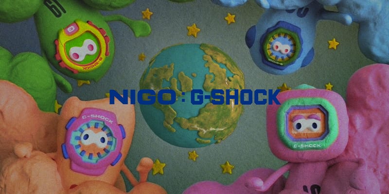  NIGOコラボ NIGO® デザインのジーショック オリジナルキャラクターが誕生