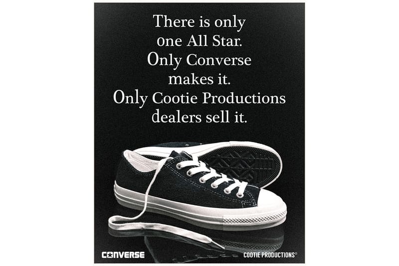 クーティープロダクションズがコンバースとのコラボレーションモデルを