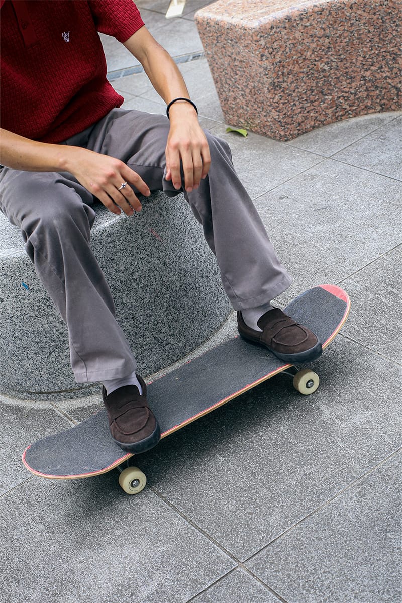VANS スケートローファー　スエード　28cm ダークブラウン　プロモデル VANS スケートローファー スエード 28cm ダークブラウン プロ