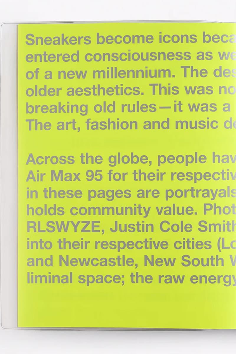 ナイキがエアマックス95にフィーチャーの共同写真プロジェクトを発表